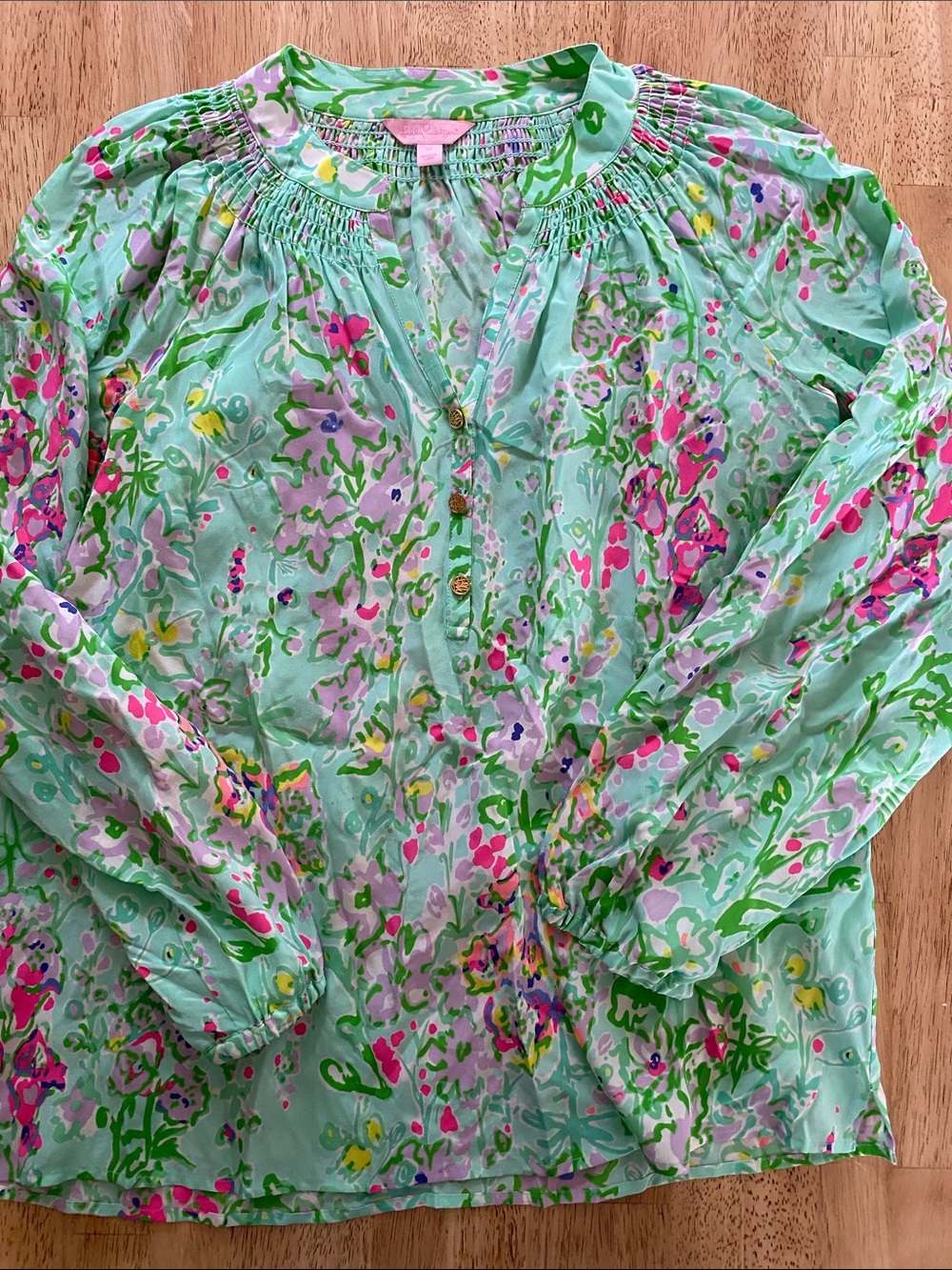 Lilly Pulitzer Elsa Top in Poolside Blue Southern Charm